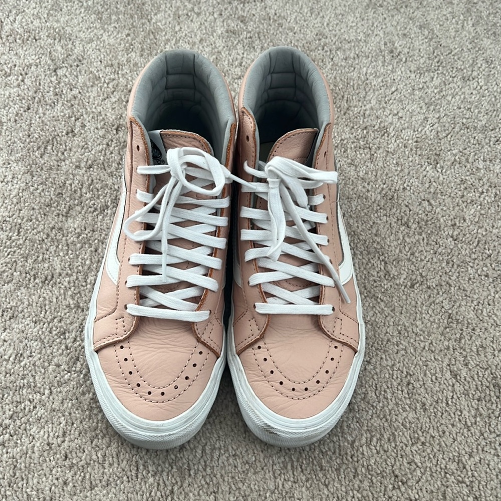 Vans pale pink Sk8-Hi Shoes